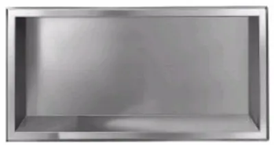 Bradley 760-000000 Recessed Stainless Steel Shelf