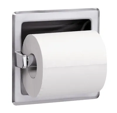 Bradley 5102-000000 Recessed Single Roll Toilet Paper Dispenser