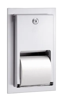 Bradley 5412-000000 Dual Roll Toilet Paper Dispenser