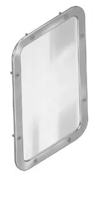 Bradley SA05 Security Framed Wall Mirror 11-1/4" x 17-1/4"