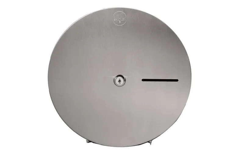 Bradley 5424-000000 Single Roll Jumbo Toilet Paper Dispenser