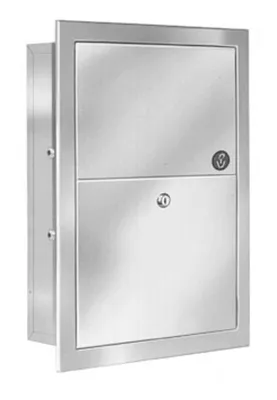 Bradley 4731-150000 Recessed Sanitary Napkin Disposal