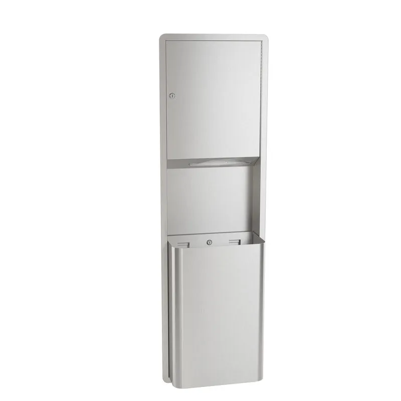 Bradley 234-110000 Surface Mounted Towel Dispenser & Waste Receptacle
