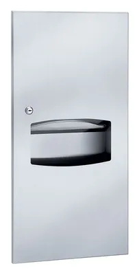 Bradley 2297-110000 Surface-Mounted Towel Dispenser & Waste Receptacle