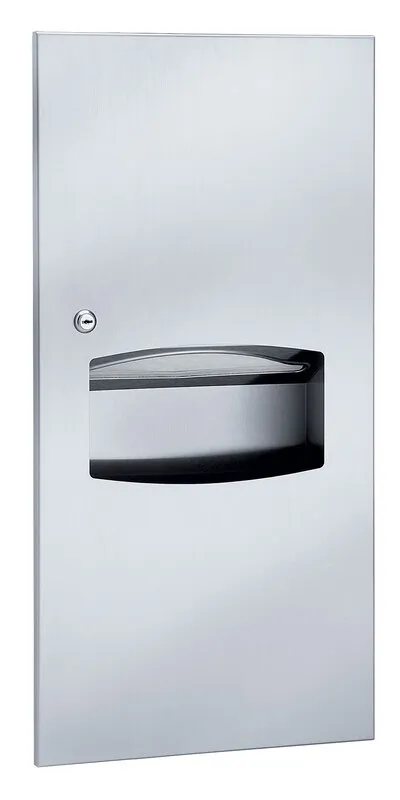 Bradley 2297-110000 Surface-Mounted Towel Dispenser & Waste Receptacle