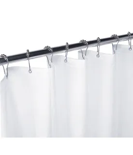 Gamco 100SC 42X72 White Vinyl Shower Curtain with Grommets