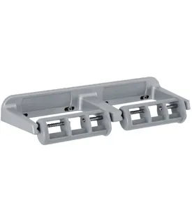 Gamco 814NRC Surface-Mounted Double Toilet Tissue Holder with No Roll Control