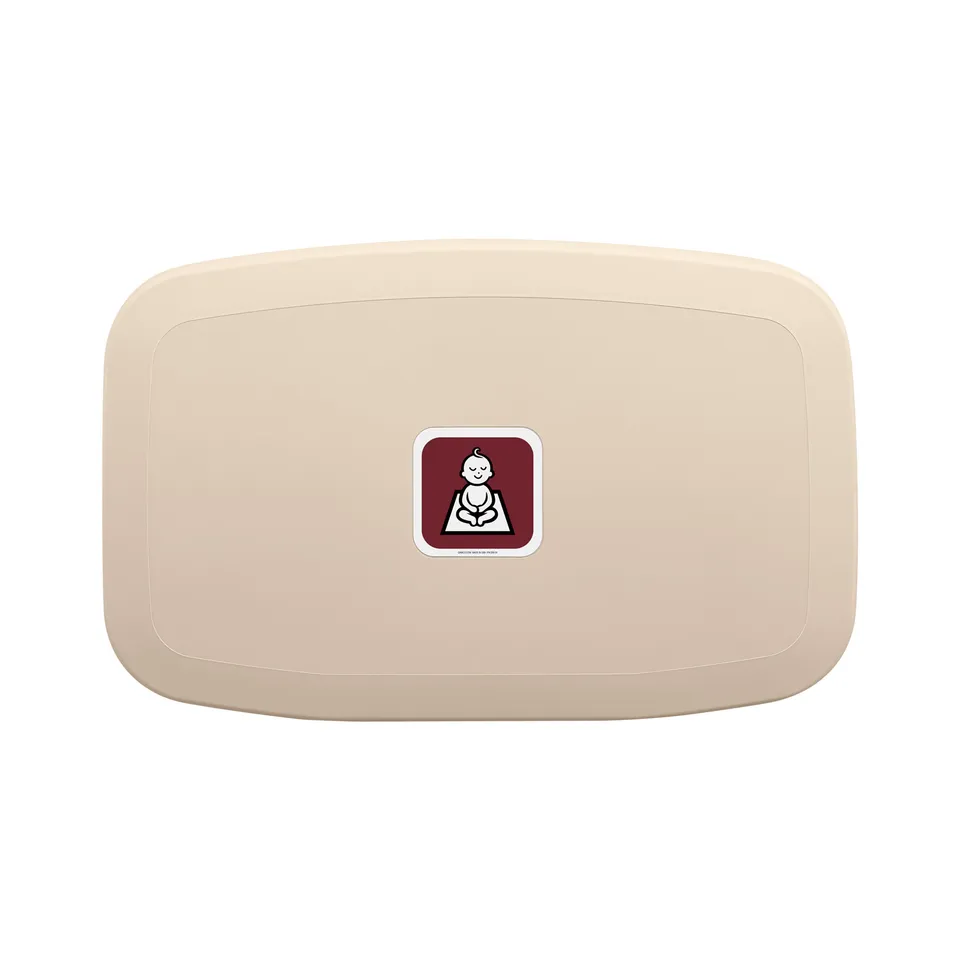 Gamco BCS-3 Surface-Mounted ADA-Compliant Baby Changing Station Cream