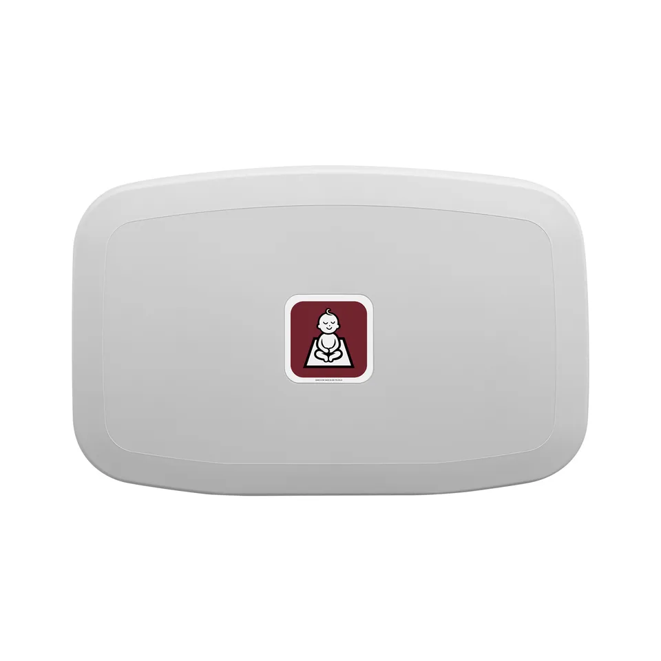 Gamco BCS-4 Surface-Mounted ADA-Compliant Baby Changing Station Light Grey