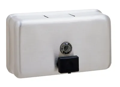 Gamco G-58AP Surface-Mounted Horizontal Tank-Type Soap Dispenser with All-Purpose Valve