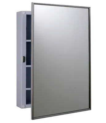 Gamco MC-2 Surface-Mounted Stainless Steel Medicine Cabinet