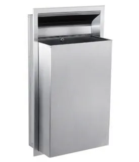 Gamco WR-6 Recessed Waste Receptacle, 12 gal. (45.4 L)