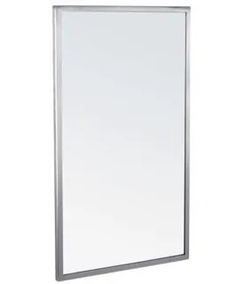 Gamco A-18X30 Welded-Frame Mirrors, 18" W x 30" H