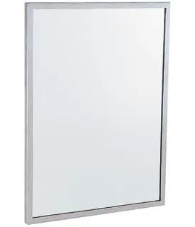 Gamco C-18X30 Channel-Frame Mirror, 18" W x 30" H