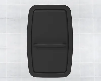 Koala Kare KB311-SSRE-MBLK KB311-SSRE Vertical Stainless Steel Recessed-Mounted, Matte Black