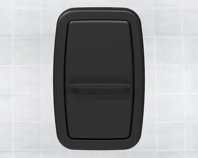 Koala Kare KB311-SSWM-MBLK KB311-SSWM Vertical Stainless Steel Recessed-Mounted, Matte Black